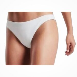 Athleta Large Bright White Clean Bikini Bottom